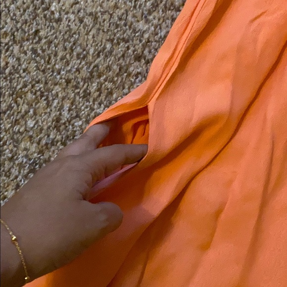 Orange summery shift dress - Picture 3 of 6